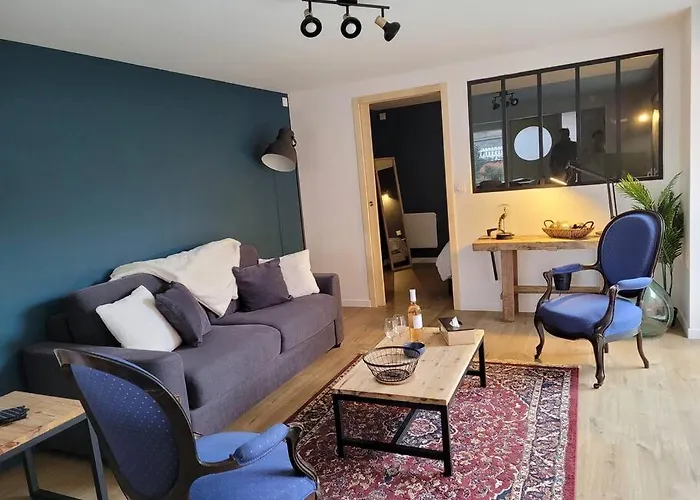 L\'Atelier, Appart Avec Jardin A 100 M De La Mer.